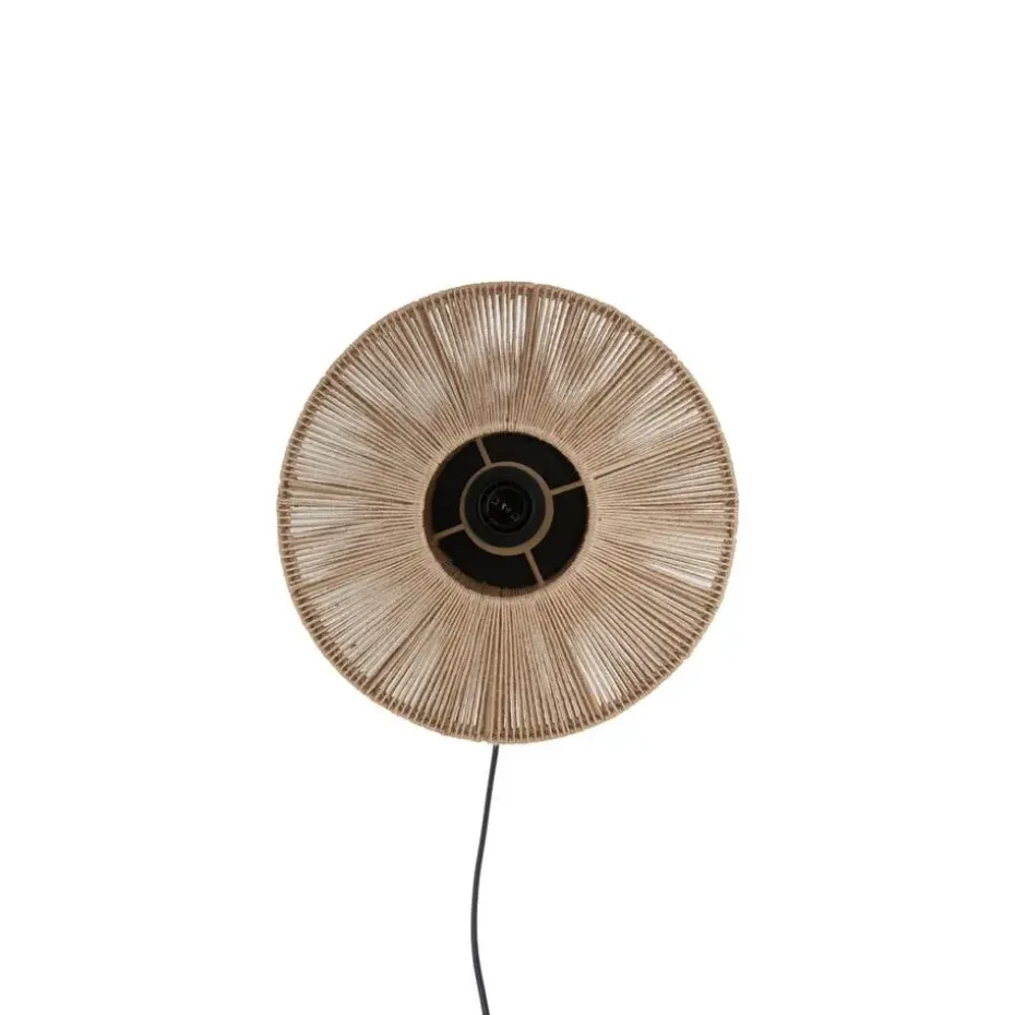 Wandlamp Lyra - Bruin - Ø31cm