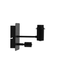 Wandlamp Montana - Zwart - 20x11x18cm