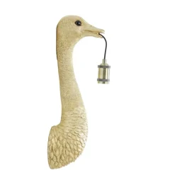 Wandlamp Ostrich - Goud - 18x15,5x57,5cm