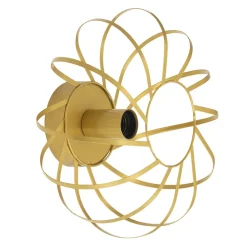 Wandlamp Pamplona E27 - goudkleur - 15xØ30 cm