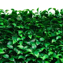 Wandpanelen kunsthaag laurierblad - set van 4 - 50x50x4cm