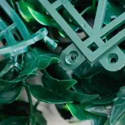 Wandpanelen kunsthaag laurierblad - set van 4 - 50x50x4cm