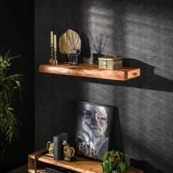 Wandplank Acaciahout 100cm - 100x25x8cm - Plank Tree