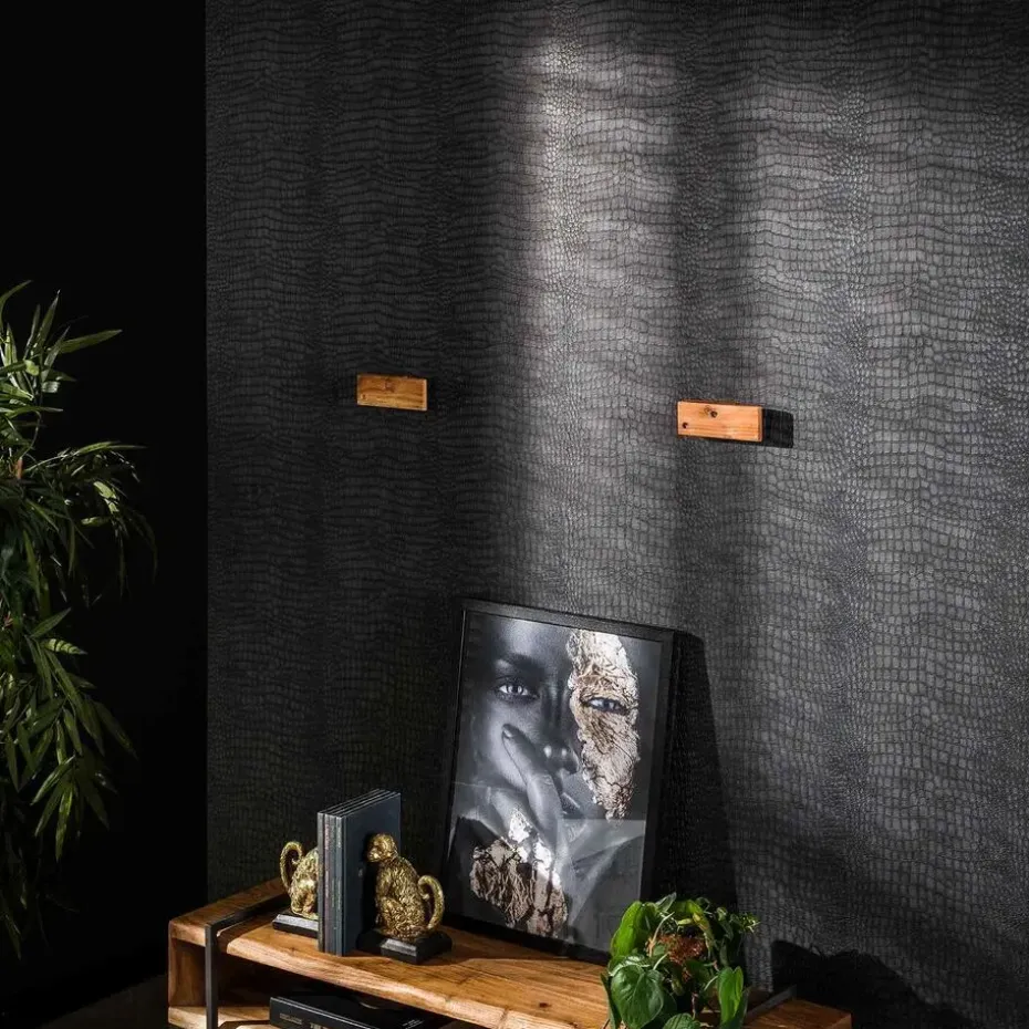 Wandplank Acaciahout 100cm - 100x25x8cm - Plank Tree