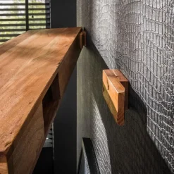 Wandplank Acaciahout 150cm - 150x25x8cm - Plank Tree