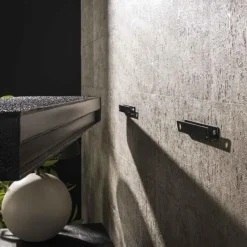 Wandplank Grijs Metaal - 150x29x8cm - Metallic