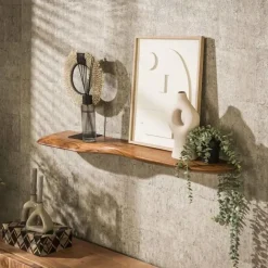 Wandplank Oranja 120 cm-massief acacia