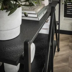 Wandrek - Metaal - 130x85cm - Zwart - Piega