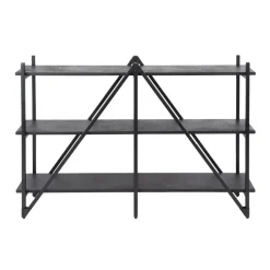 Wandrek - Metaal - 130x85cm - Zwart - Piega