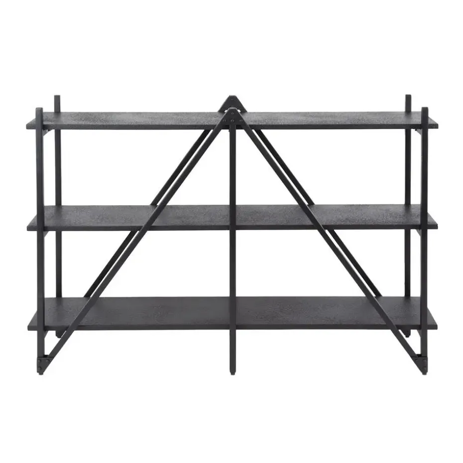 Wandrek - Metaal - 130x85cm - Zwart - Piega