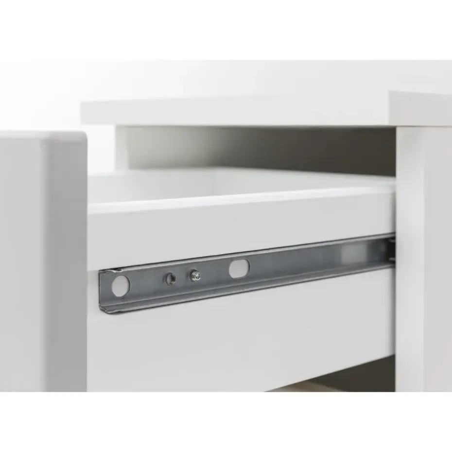 Wastafelonderkast Pollet 60cm 2 deuren - wit