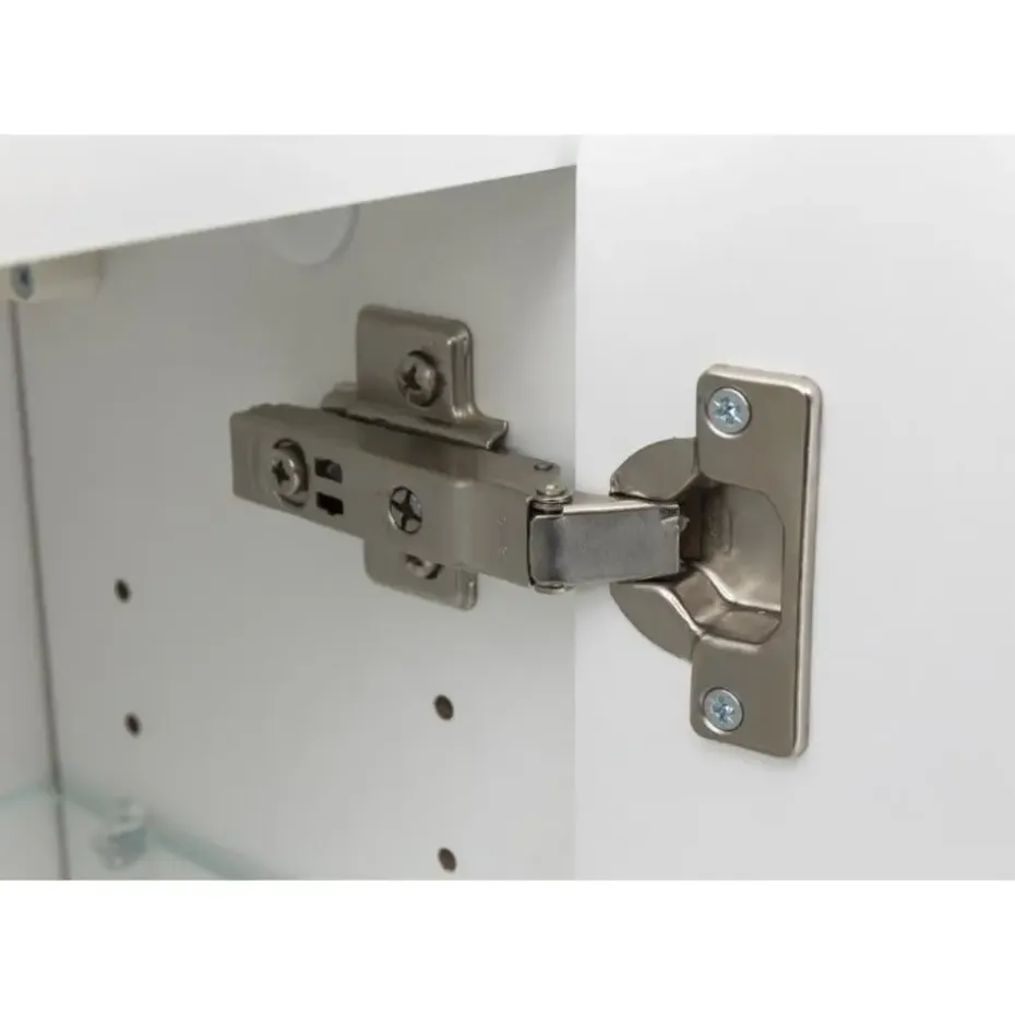 Wastafelonderkast Pollet 60cm 2 deuren - wit