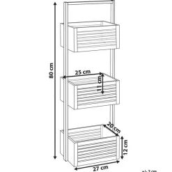 WAVERLY - Badkamerkast - Lichthout - Bamboe