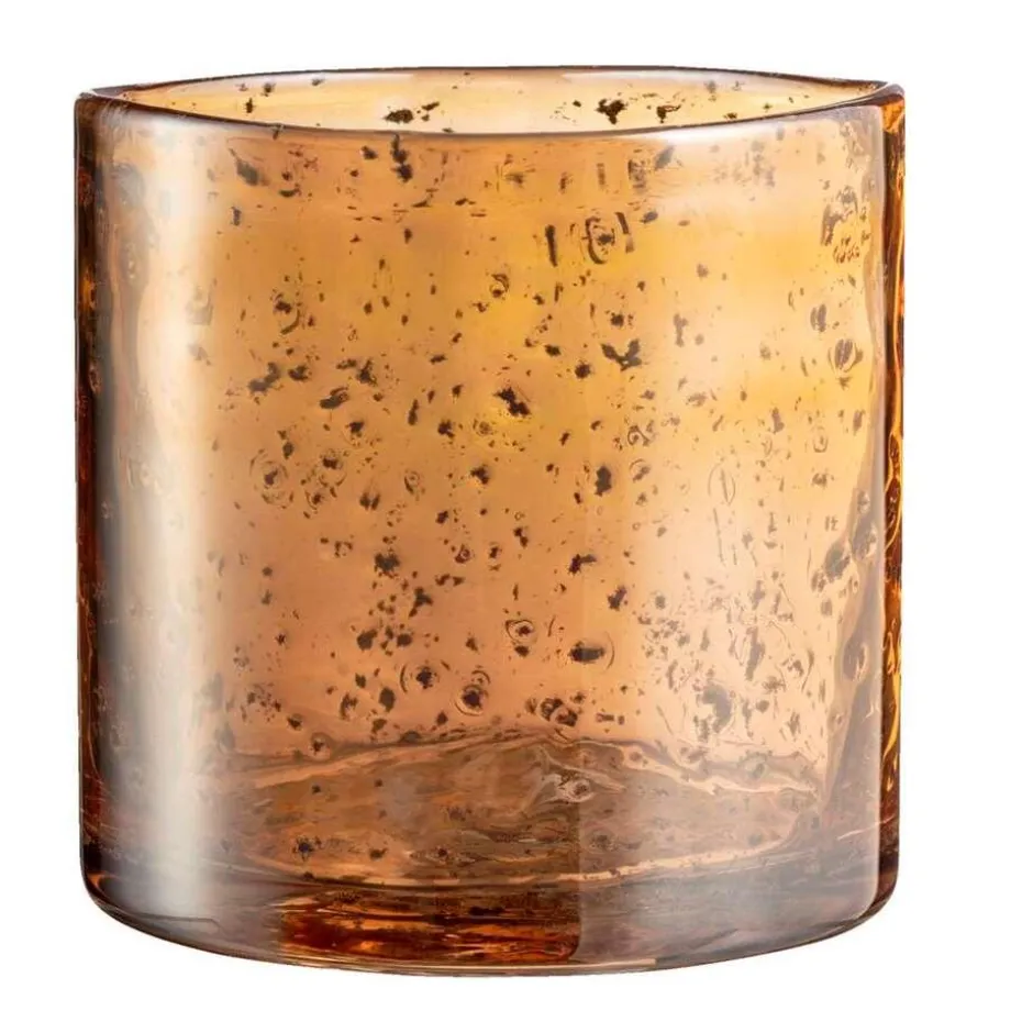 Waxinelichthouder Ralf - goudkleur - 10,5xØ10 cm