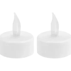 Waxinelichtjes - 24x stuks - LED - 4 cm