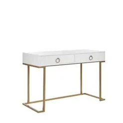 WESTPORT - Kaptafel - Wit - Metaal