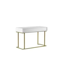 WESTPORT - Kaptafel - Wit - Metaal