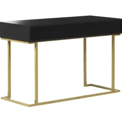 WESTPORT - Kaptafel - Zwart - Metaal