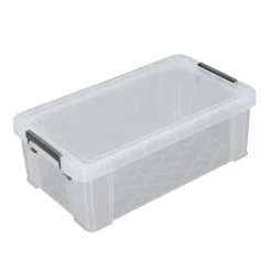 Whitefurze Opbergbox - 5,8 liter - Transparant - 35 x 19 x 12 cm