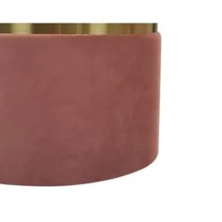 WICHITA - Poef - Roze - 36/31 cm - Fluweel