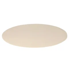 Wicotex Placemats Uni - creme - rond 38 cm - Teflon coating