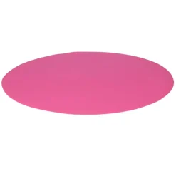 Wicotex Placemats Uni - fuchsia roze - rond 38cm - Teflon coating