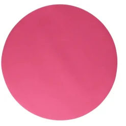 Wicotex Placemats Uni - fuchsia roze - rond 38cm - Teflon coating