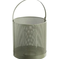 Windlicht Malaga - groen - 24xØ23 cm