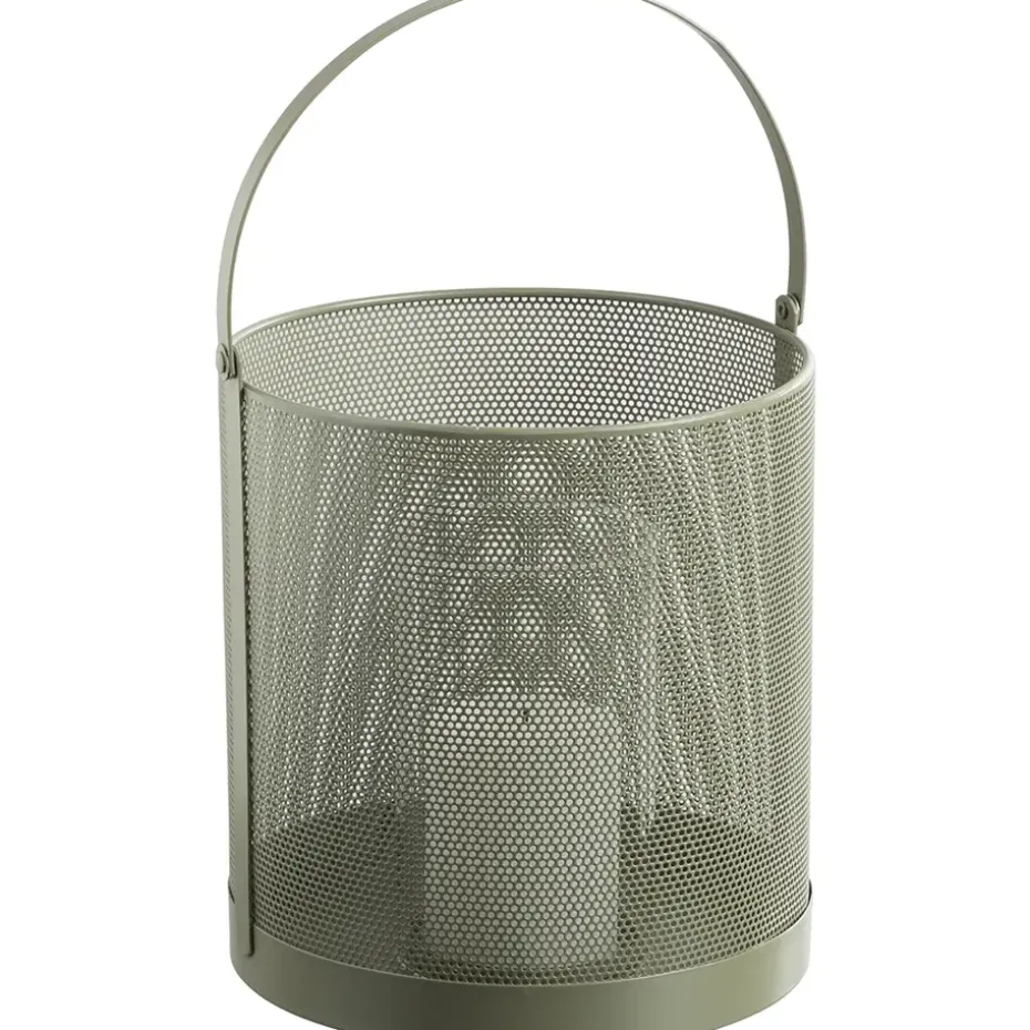 Windlicht Malaga - groen - 24xØ23 cm