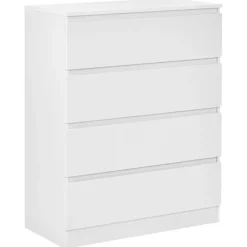 WINNIPEG - Ladekast 4 lades - Wit - Vezelplaat