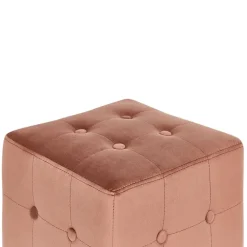 WISCONSIN - Poef - Roze - Stof