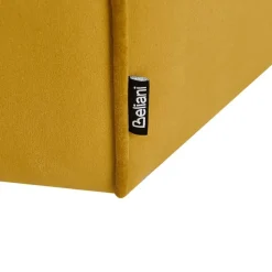 WISHEK - Poef - Mosterdgeel - Fluweel