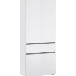 Wisla - Badkamerkast met 2+2 deuren en 1 lade in wit
