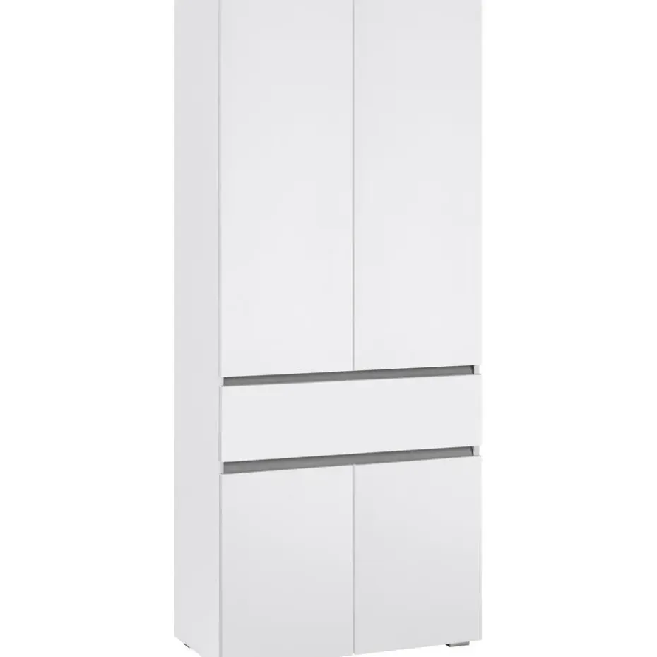 Wisla - Badkamerkast met 2+2 deuren en 1 lade in wit