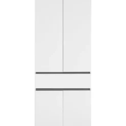 Wisla - Badkamerkast met 2+2 deuren en 1 lade in wit