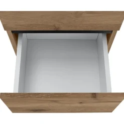 Wisla - Badkamerkast met 1 lade en 2 deuren in eikenoptik