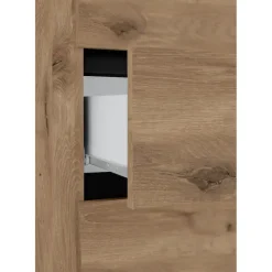 Wisla - Badkamerkast met 1 lade en 2 deuren in eikenoptik