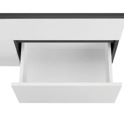 Wisla - Badmeubel 80 cm 1-lade, 1 klep, 1 deur wit/grijs