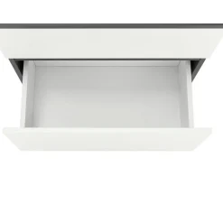 Wisla - Wastafelonderkast met 1 lade in antraciet wit