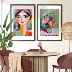 Wissellijst hout Poster 61x91,5 of 50x70 Walnoot - 61 x 91,5