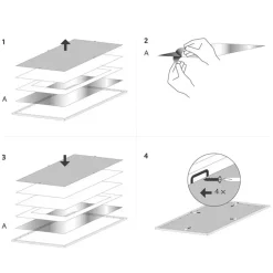 Wissellijst hout Poster 61x91,5 of 50x70 Zwart - 61 x 91,5