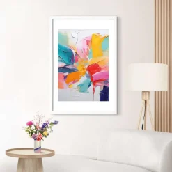 Wissellijst hout Poster 61x91,5 of 50x70 Wit - 61 x 91,5 - Wit