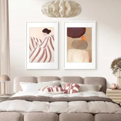 Wissellijst hout Poster 61x91,5 of 50x70 Wit - 61 x 91,5 - Wit