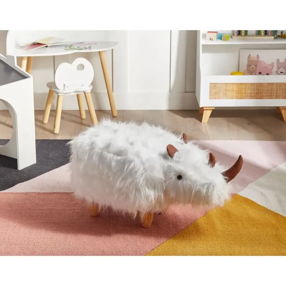 WOOLLY - Dierenpoef - Wit - Nepbont