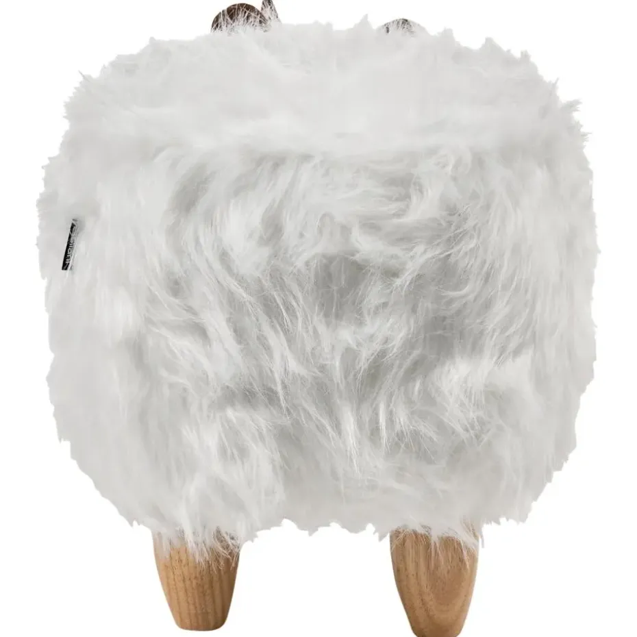 WOOLLY - Dierenpoef - Wit - Nepbont