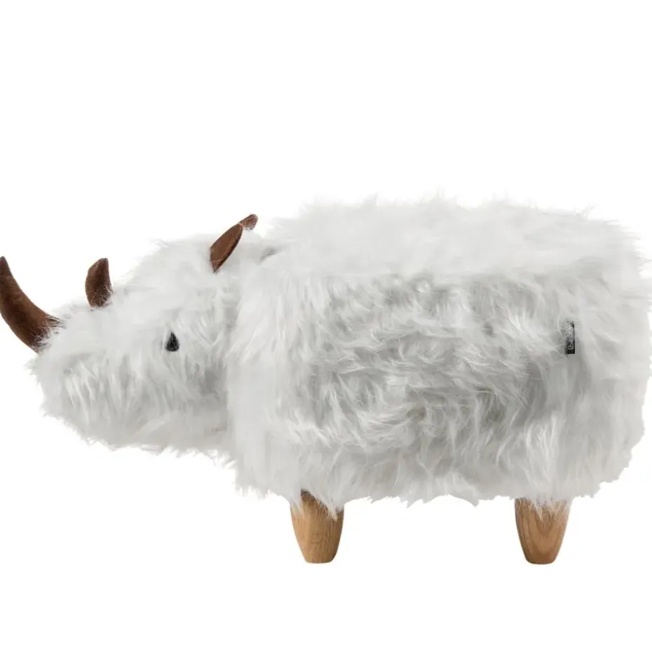 WOOLLY - Dierenpoef - Wit - Nepbont