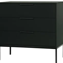 WOOOD Adam Ladekast - Grenen - Zwart - 93x94x52