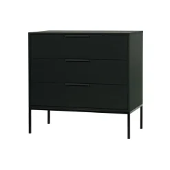 WOOOD Adam Ladekast - Grenen - Zwart - 93x94x52