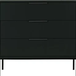 WOOOD Adam Ladekast - Grenen - Zwart - 93x94x52