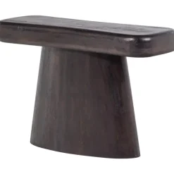 WOOOD Amco Sidetable - Mango Hout - Zwart - 76x120x40
